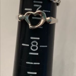 Authentic silver Tiffany rings